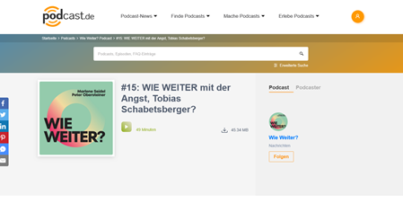 Screenshot zu Link für Wie Weiter mit der Angst Tobias Schabetsberger