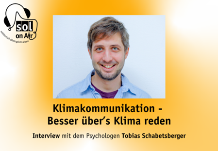 Psychologe Schabetsberger beim Podcast sol on air